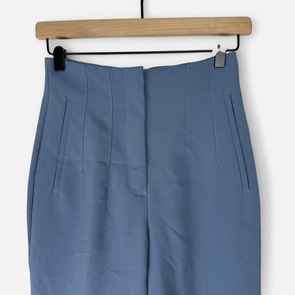 Zara high waisted blue tailored trousers - Picture 4 of 5